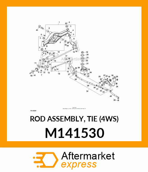 ROD ASSEMBLY, TIE (4WS) M141530