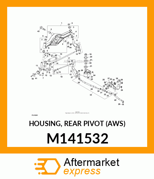 HOUSING, REAR PIVOT (AWS) M141532