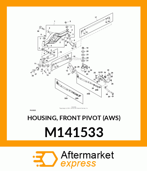 HOUSING, FRONT PIVOT (AWS) M141533