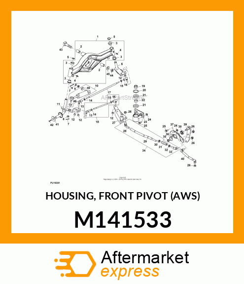 HOUSING, FRONT PIVOT (AWS) M141533