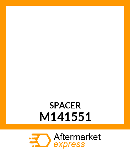 SPACER, SECONDARY IDLER PLATE M141551