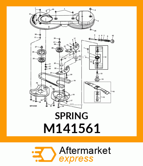 SPRING, COMPRESSION M141561