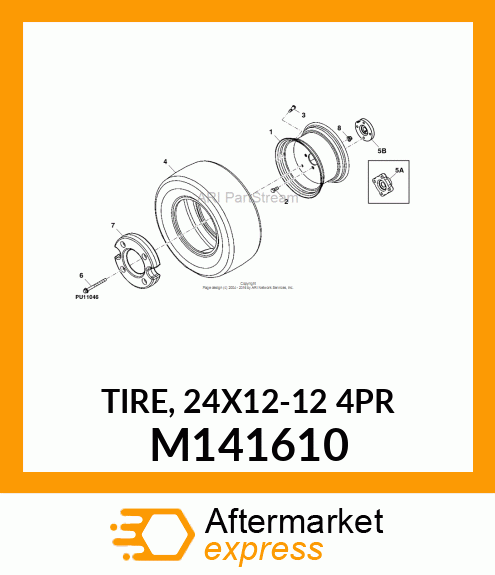 TIRE, 24X12 M141610