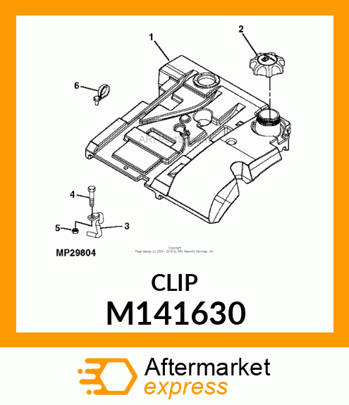 CLIP, GAS TANK M141630