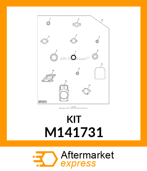 GASKET, CYLINDER HEAD M141731