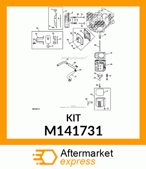 GASKET, CYLINDER HEAD M141731