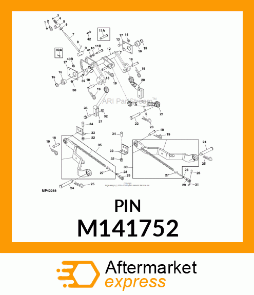 PIVOT, DEPTH STOP (PAINTED) M141752