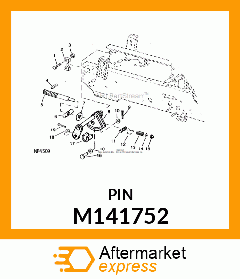 PIVOT, DEPTH STOP (PAINTED) M141752