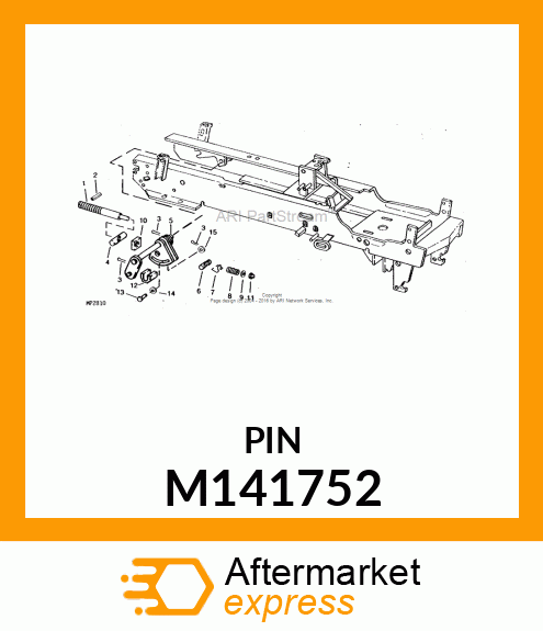 PIVOT, DEPTH STOP (PAINTED) M141752