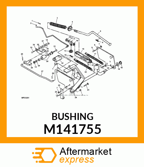 BUSHING, NEUTRAL RETURN ARM M141755