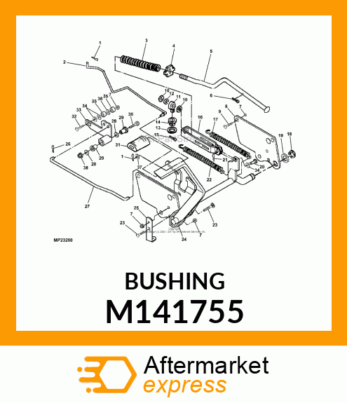 BUSHING, NEUTRAL RETURN ARM M141755