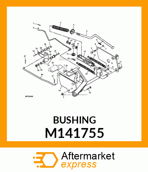 BUSHING, NEUTRAL RETURN ARM M141755