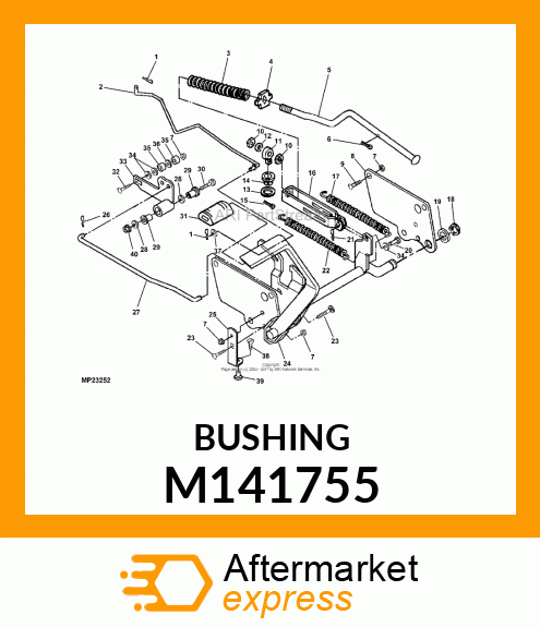 BUSHING, NEUTRAL RETURN ARM M141755