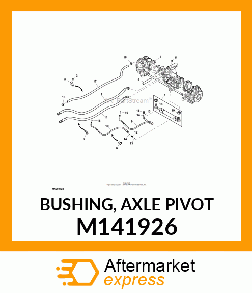 BUSHING, AXLE PIVOT M141926