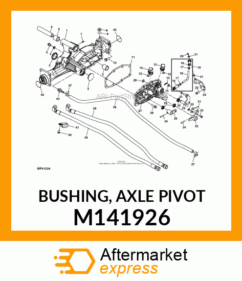 BUSHING, AXLE PIVOT M141926