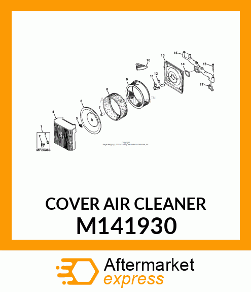 Cover Air Cleaner M141930