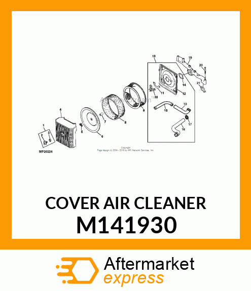 Cover Air Cleaner M141930