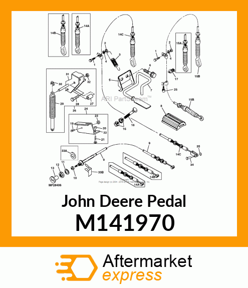 PEDAL, THROTTLE M141970