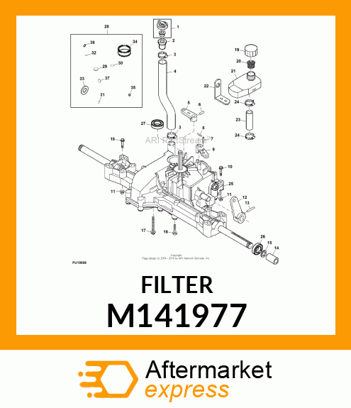 FILTER, FOAM (40 PPI) M141977