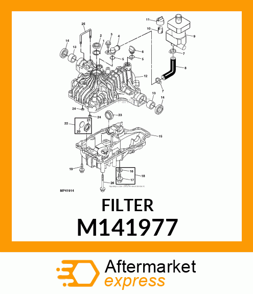 FILTER, FOAM (40 PPI) M141977