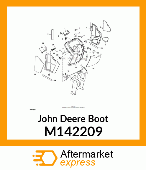 BOOT, SCV LEVER M142209