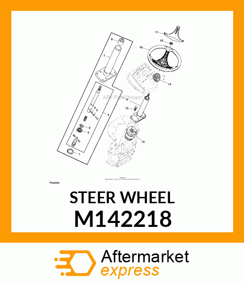 STEERING WHEEL M142218