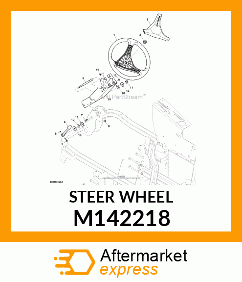 STEERING WHEEL M142218