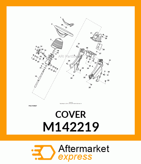 COVER, STEERING WHEEL M142219