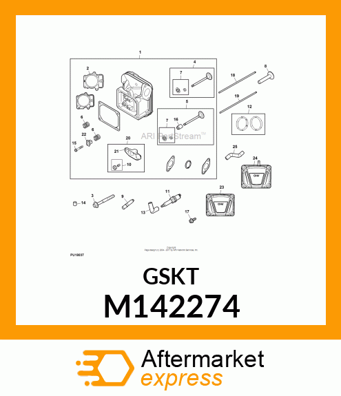 GASKET, CYLINDER HEAD M142274