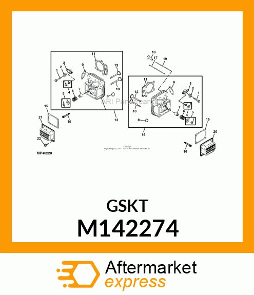 GASKET, CYLINDER HEAD M142274