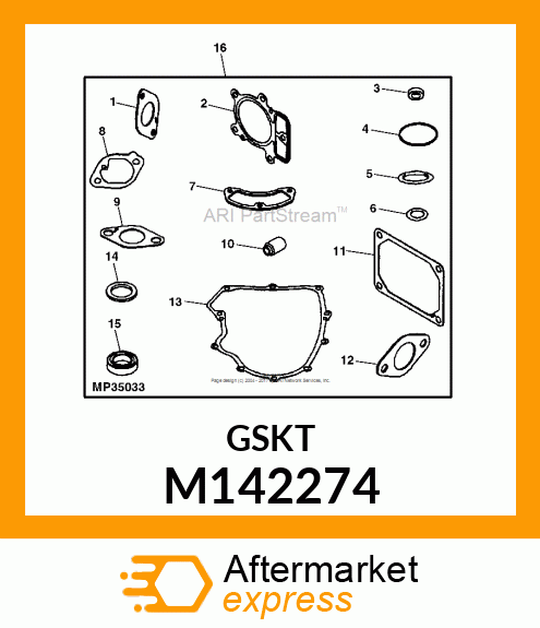 GASKET, CYLINDER HEAD M142274