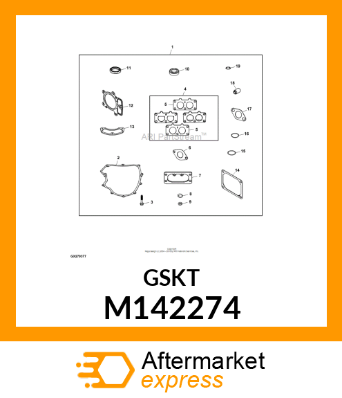 GASKET, CYLINDER HEAD M142274