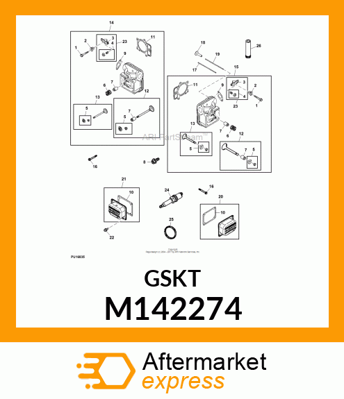 GASKET, CYLINDER HEAD M142274