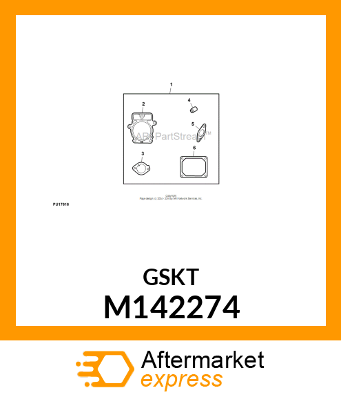 GASKET, CYLINDER HEAD M142274