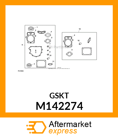 GASKET, CYLINDER HEAD M142274