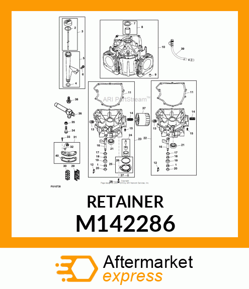 RETAINER, RETAINER, E M142286