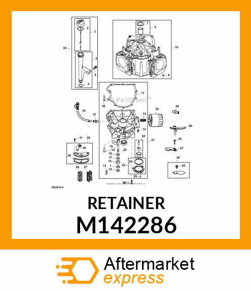 RETAINER, RETAINER, E M142286