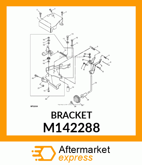 BRACKET M142288