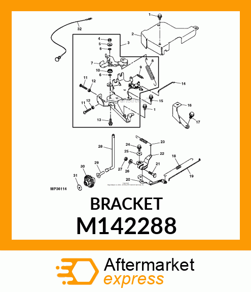 BRACKET M142288