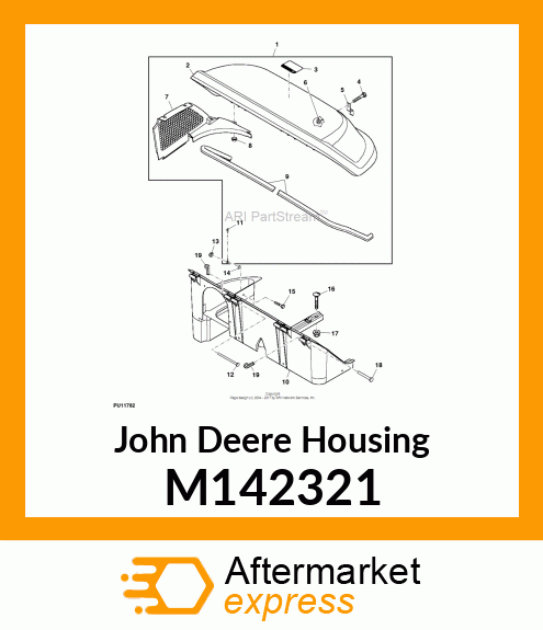 HOUSING, HOPPER 2 M142321