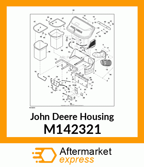 HOUSING, HOPPER 2 M142321