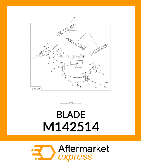 BLADE, 72 MULCH M142514