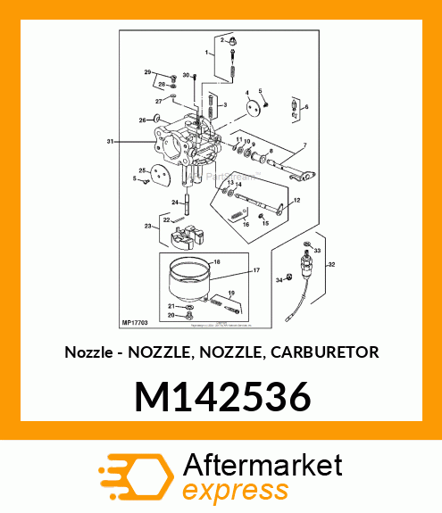 Nozzle M142536