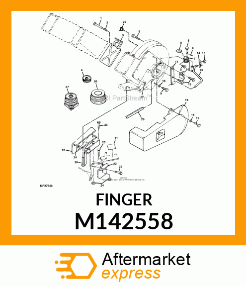 FINGER, BELT M142558