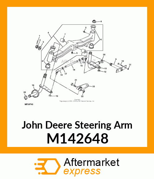 ARM, STEERING M142648