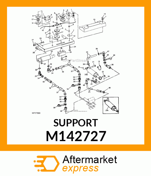 SUPPORT, PULLEY M142727