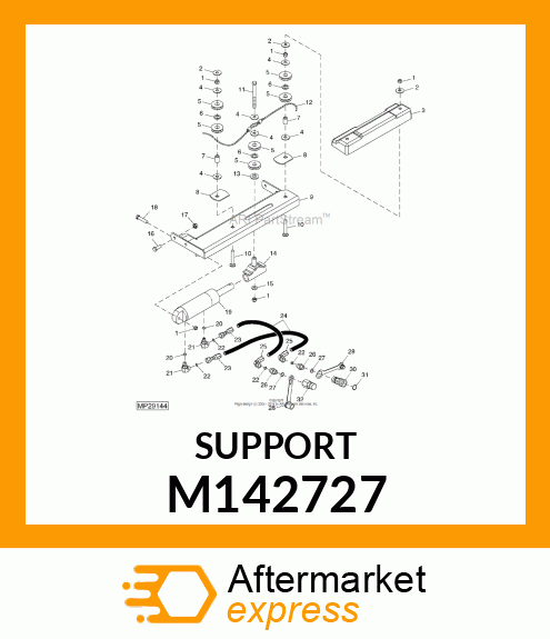 SUPPORT, PULLEY M142727