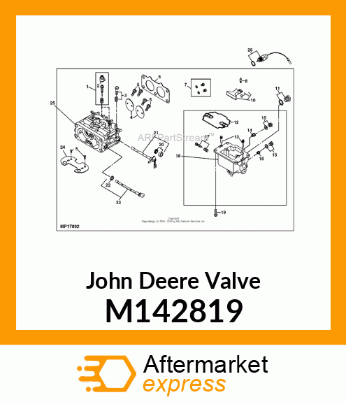 CARBURETOR M142819