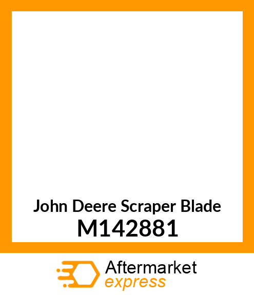 BLADE, SCRAPER (FLAT)(PAINTED) M142881