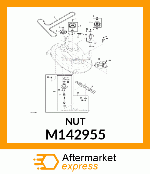 LOCK NUT M142955